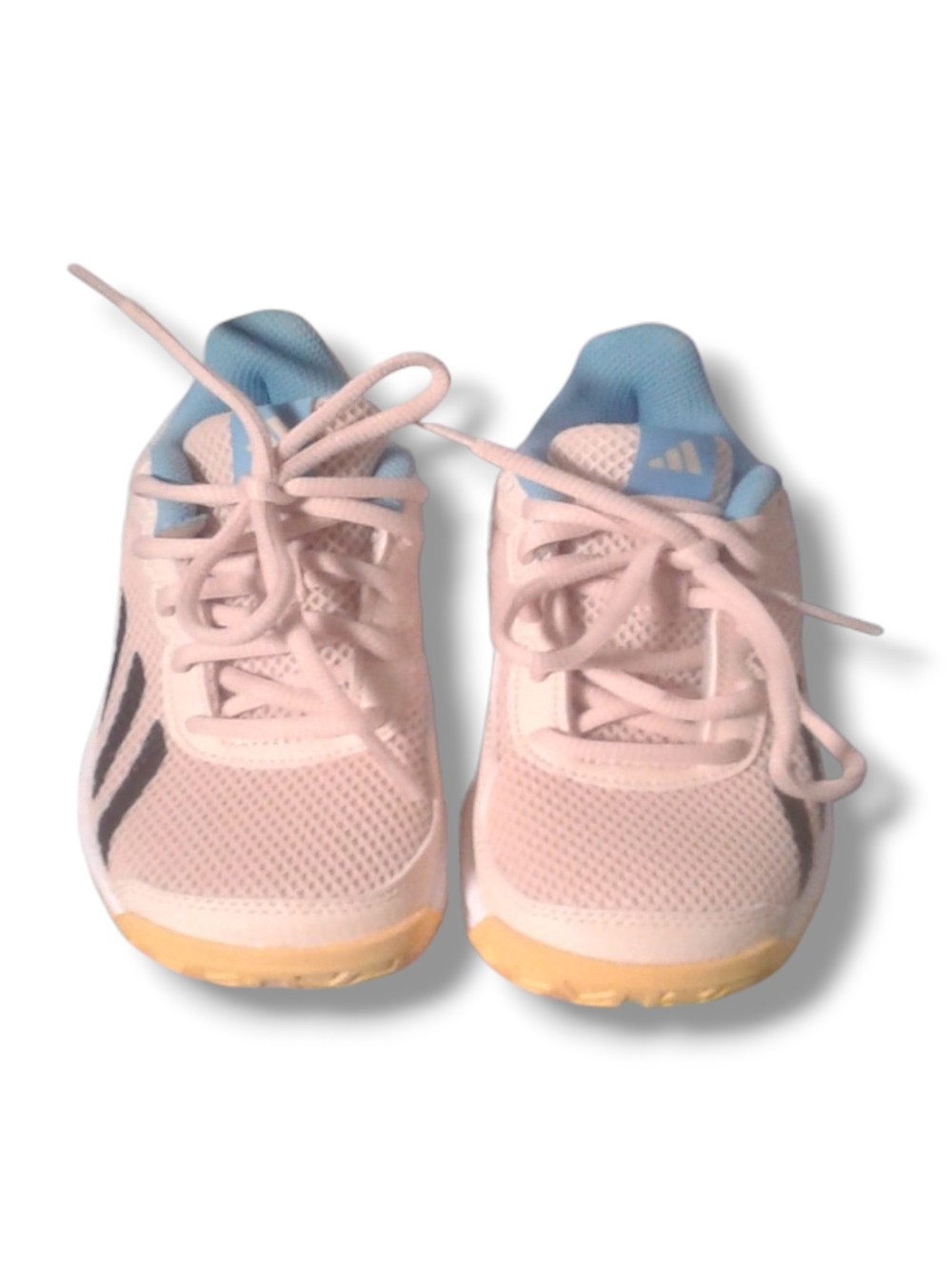 Adidas Gamecourt 2.0 Kids Tennis Shoes IF0456 Bliss Tan Blue Size 11.5K